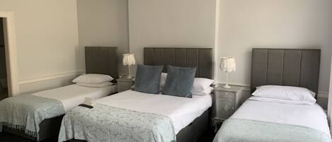 Iron/ironing board, free WiFi, bed sheets