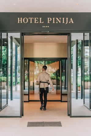 Majoituspaikan julkisivu