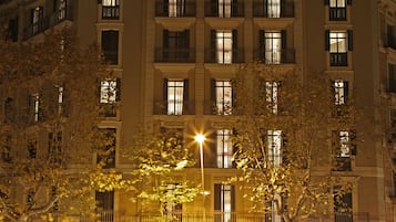 Front of property – evening/night