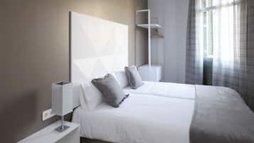 2 Schlafzimmer, Daunenbettdecken, Zimmersafe, Verdunkelungsvorhänge
