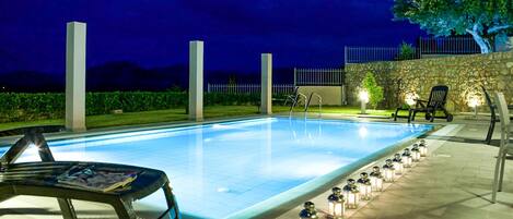 Family Villa, 5 Bedrooms, Private Pool, Sea View (Amphitrite) | Private pool