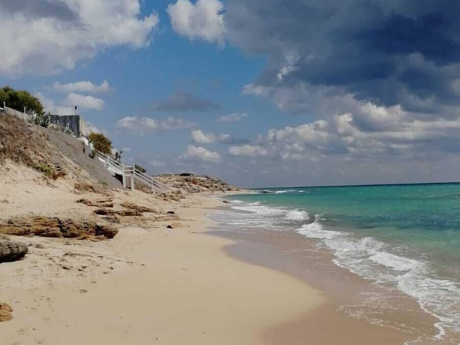 Privat strand i närheten