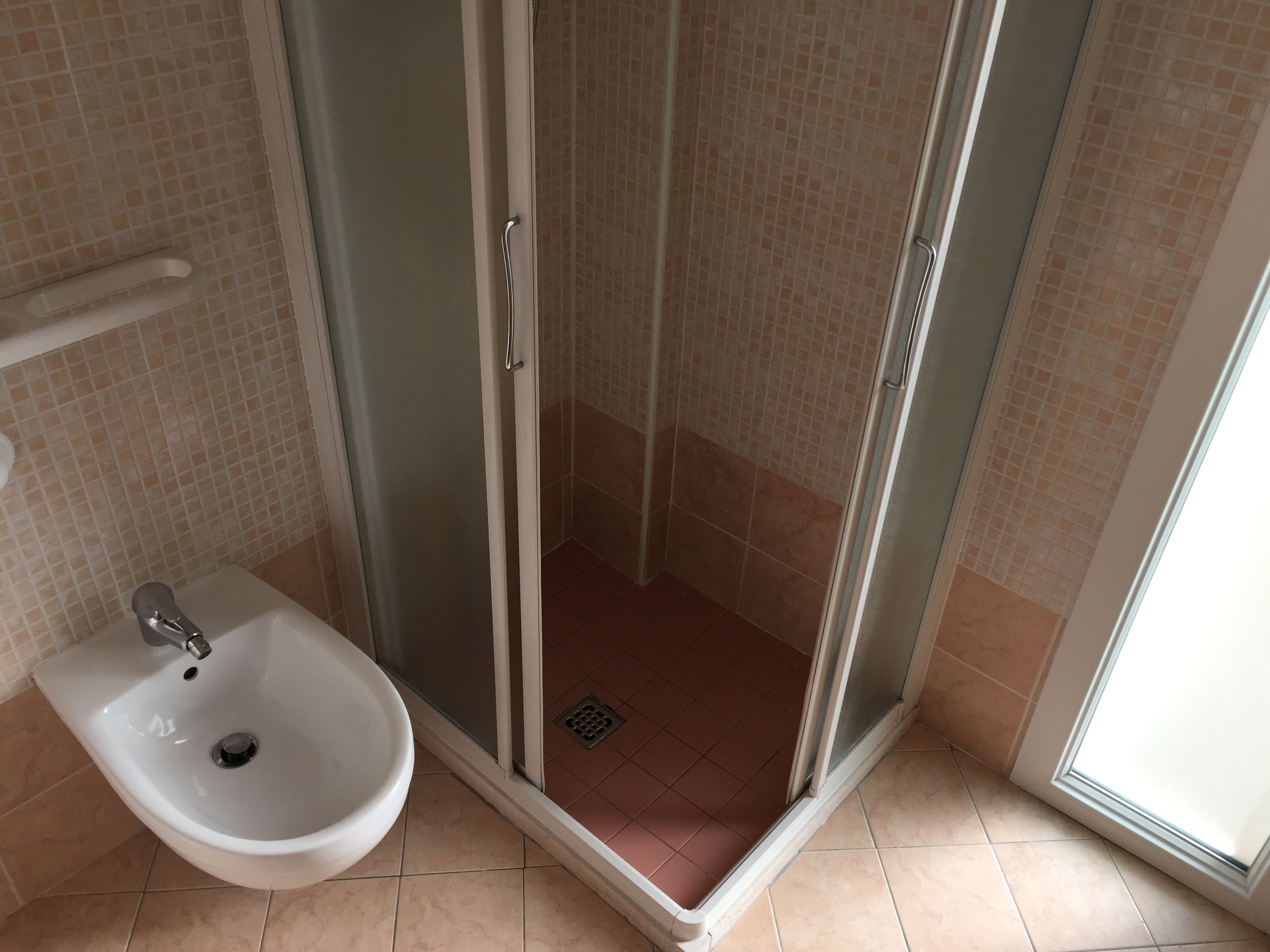 double room single use | bathroom | shower, free toiletries, hair dryer, bidet