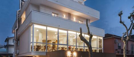 Front of property - evening/night