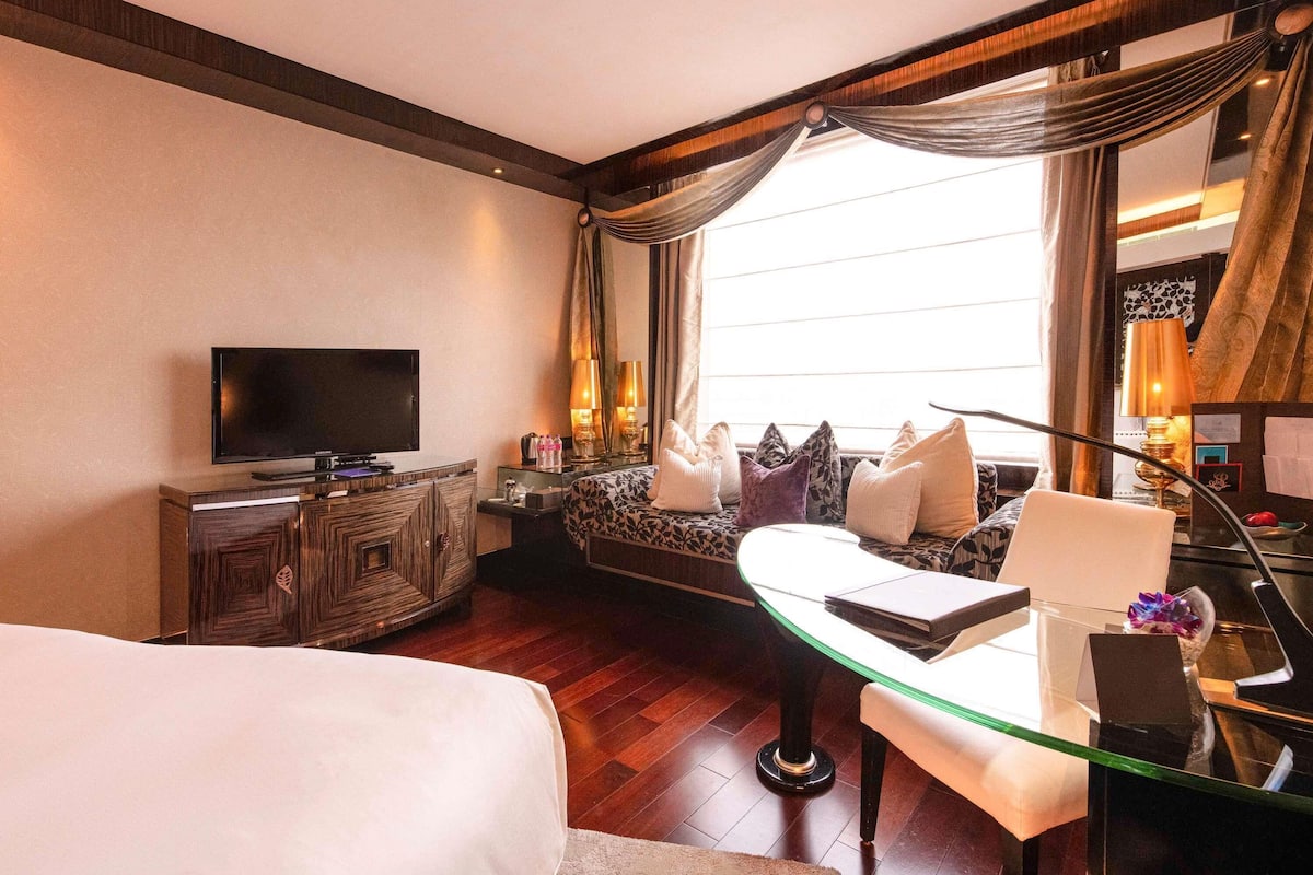 Literie de qualité supérieure, couette en duvet d'oie, minibar