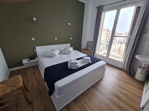 Standard Double or Twin Room, Shared Bathroom | Blackout drapes, iron/ironing board, free WiFi, bed sheets - Sparta Team Hotel - Hostel (Athens)