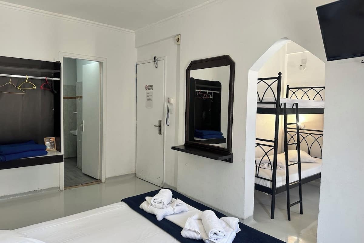 Blackout drapes, iron/ironing board, free WiFi, bed sheets