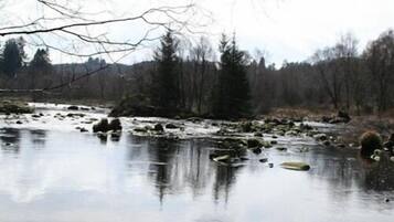 Blick von der Unterkunft