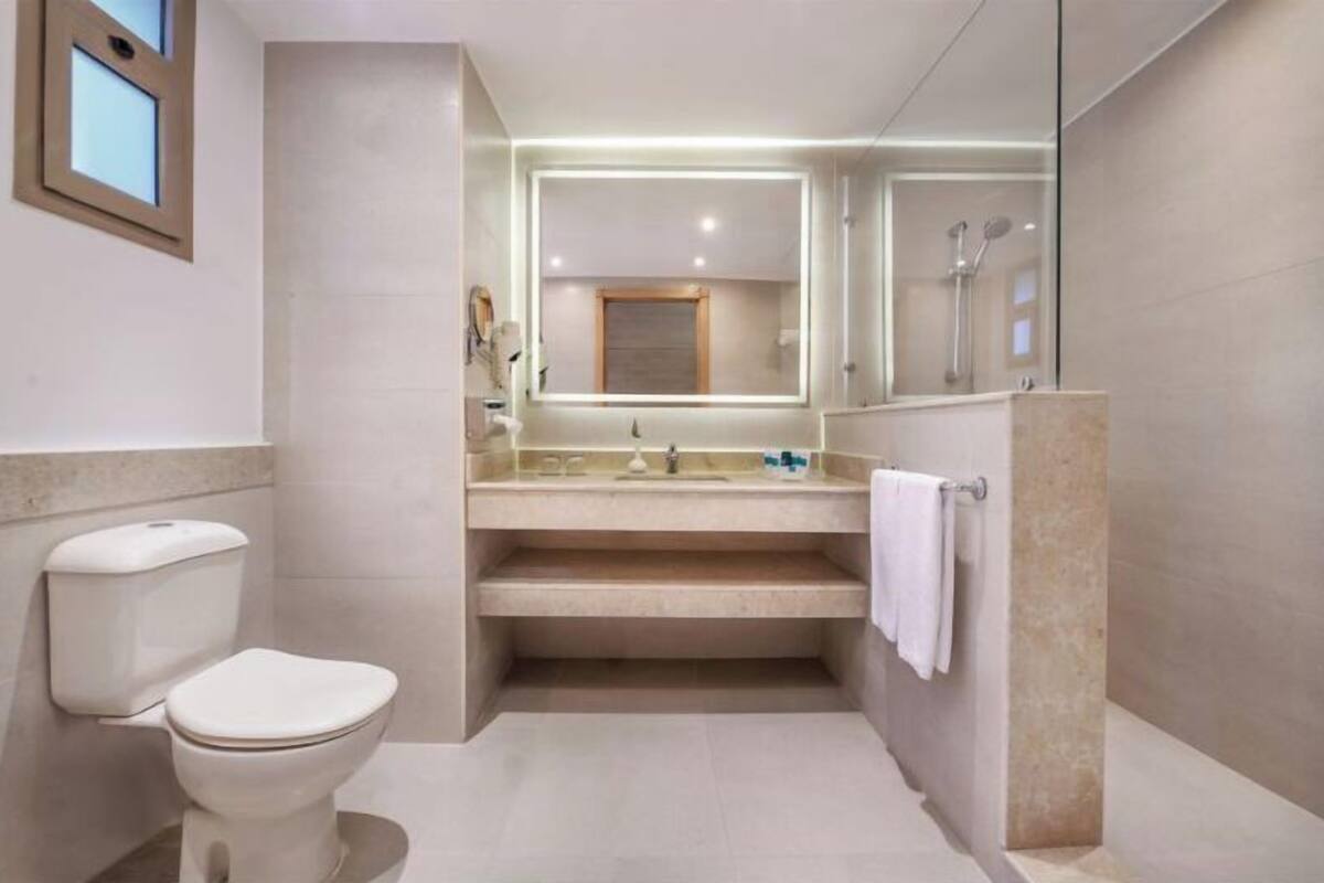 shower, eco-friendly toiletries, hair dryer, dressing gowns