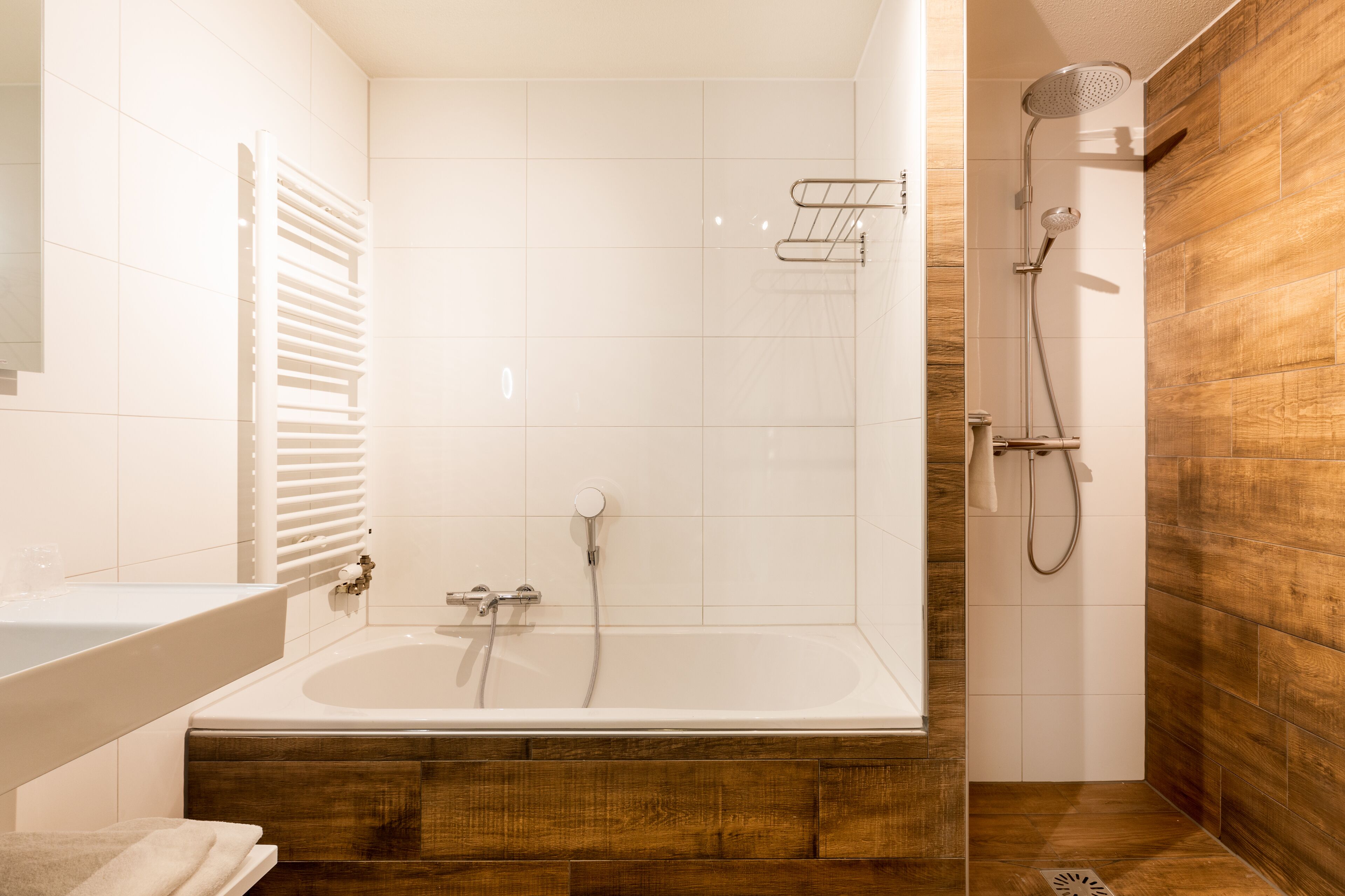 free toiletries, hair dryer, towels, soap