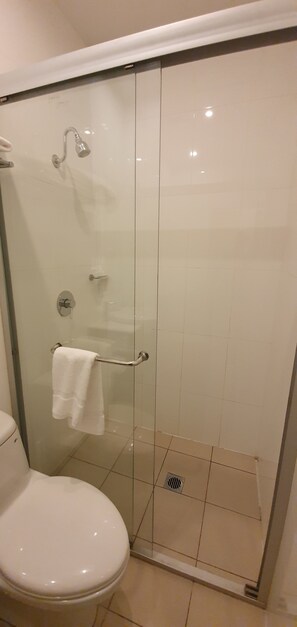 Shower, hair dryer, towels - Comfort Hotel Sydney City (Sydney)
