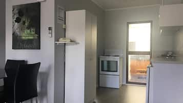 Fridge, microwave, coffee/tea maker, electric kettle