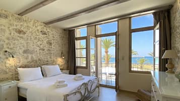 Suite, 2 Bedrooms, Sea View | Premium bedding, free minibar, in-room safe, individually decorated