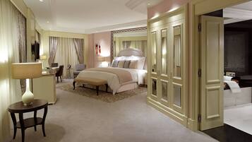 Premium bedding, minibar, in-room safe, desk