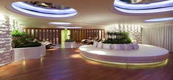 Sauna, steam room, Turkish bath, body treatments, aromatherapy