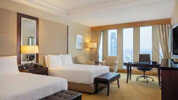 Deluxe-Zimmer, 2 Doppelbetten, Stadtblick | Blick auf die Stadt