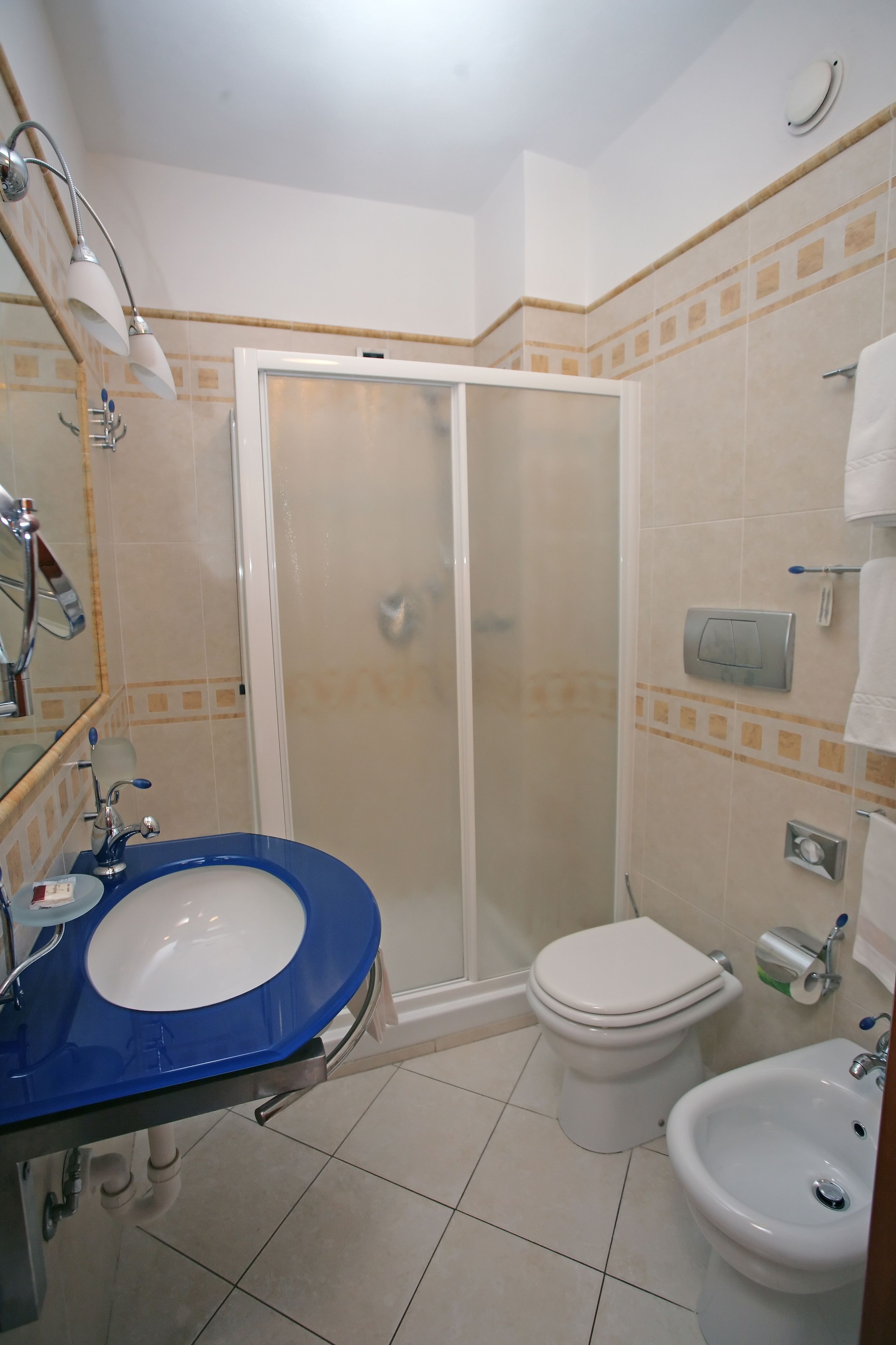 free toiletries, hair dryer, bathrobes, slippers