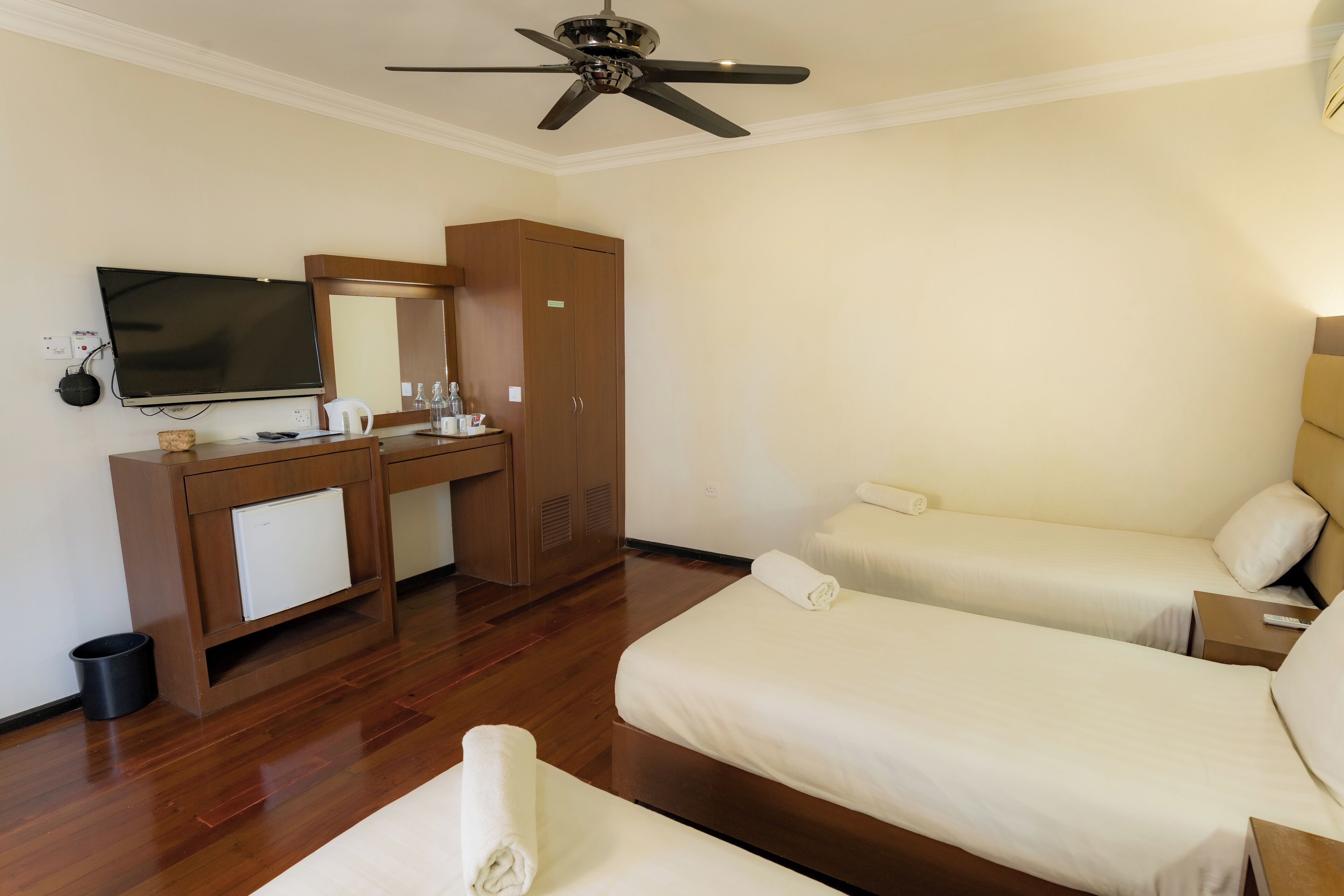 superior triple room | desk, blackout curtains, iron/ironing board, free wifi