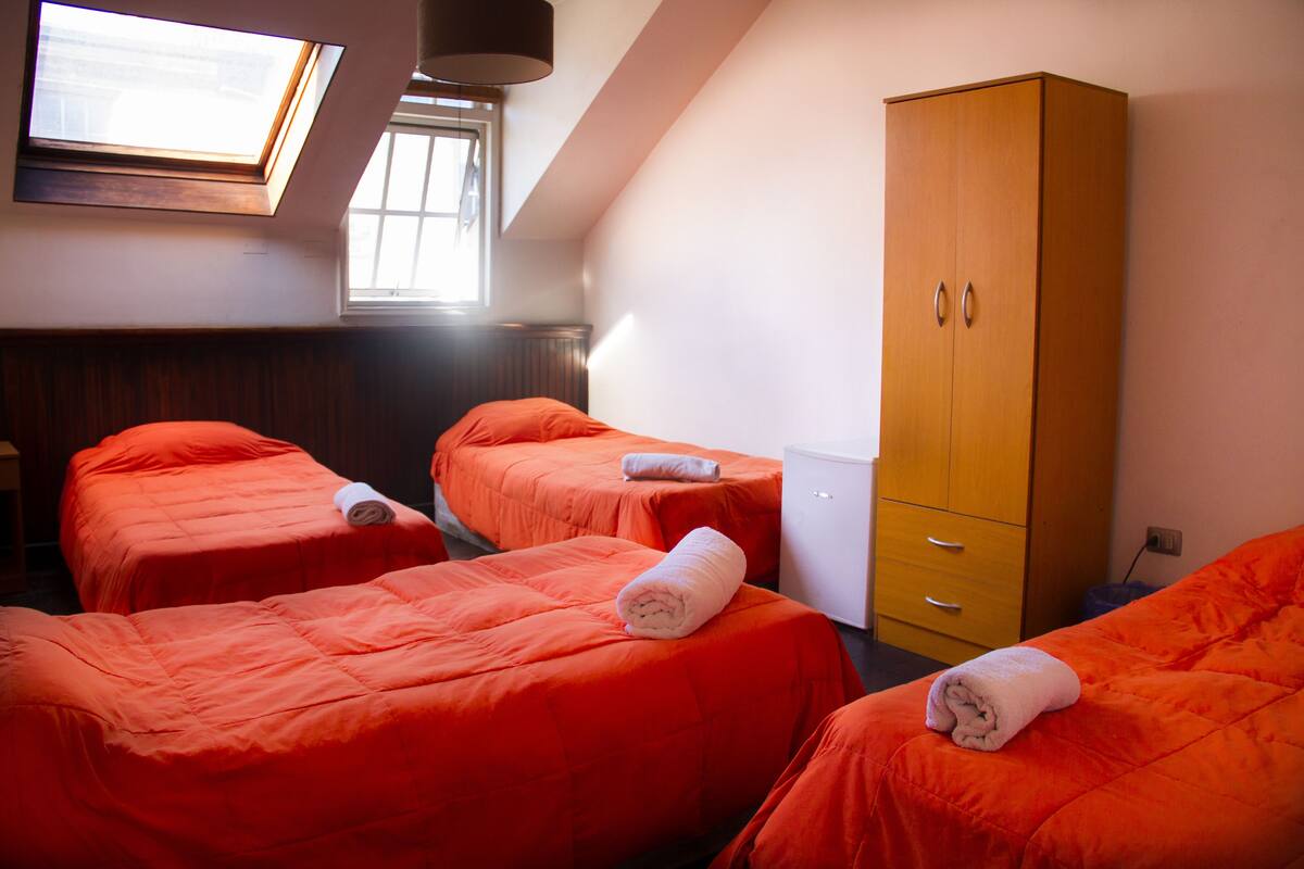 Standard Quadruple Room, Multiple Beds, Non Smoking | Iron/ironing board, free WiFi, bed sheets