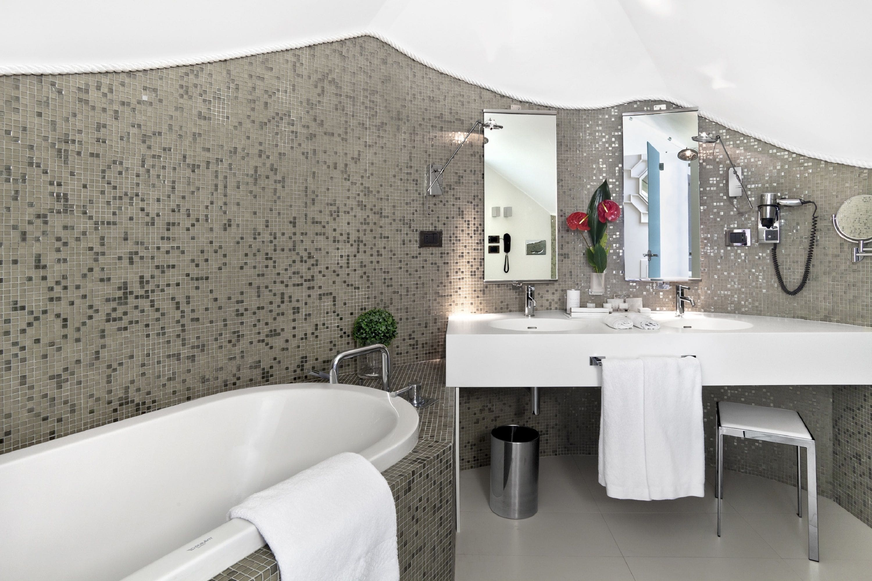classic suite, 1 bedroom | bathroom | designer toiletries, hair dryer, slippers, bidet
