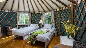 Luxury Tent | Hypo-allergenic bedding available, blackout drapes