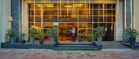 Entrée de l’hébergement