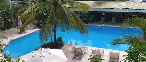 Double Room, 2 Queen Beds | Terrace/patio