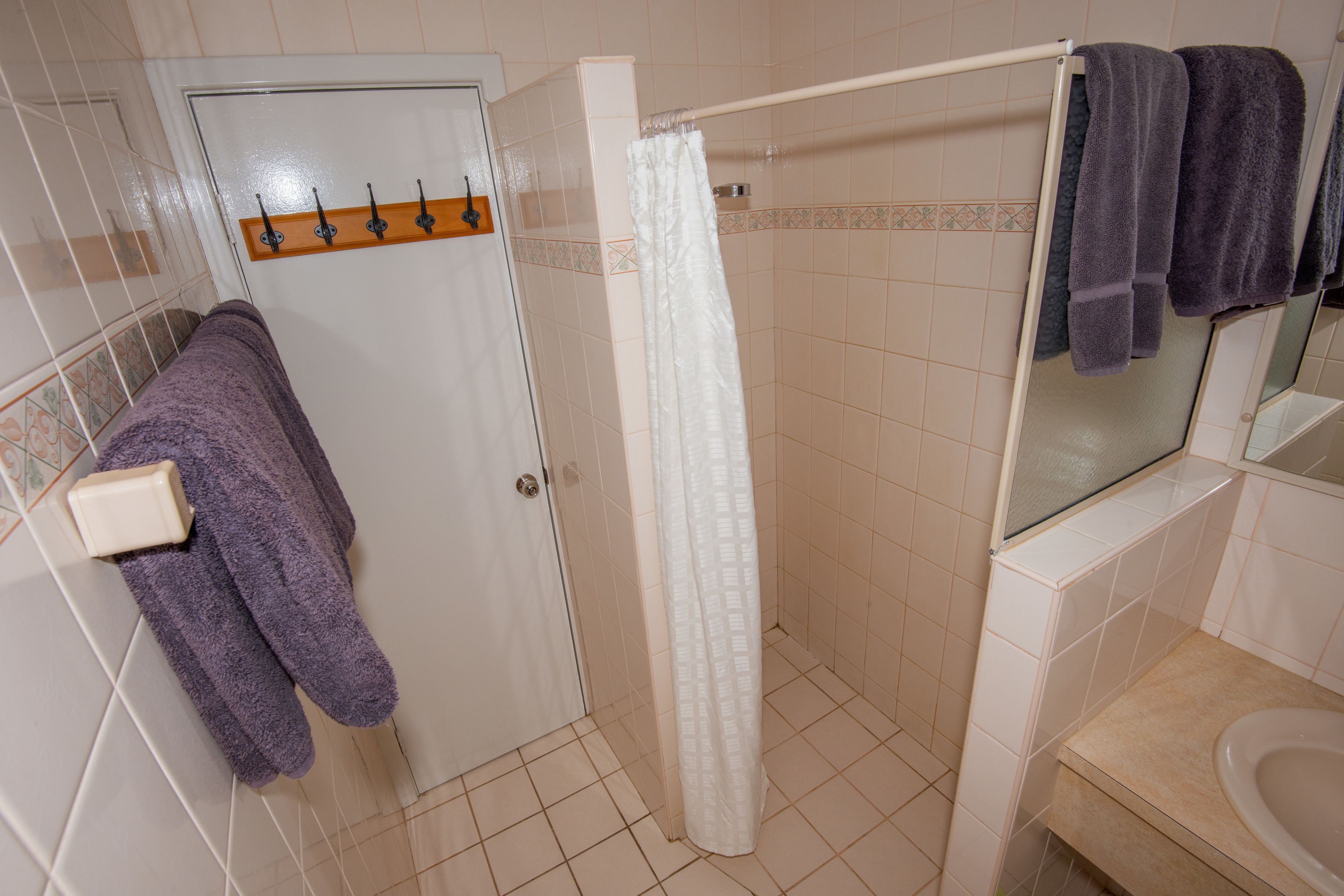 free toiletries, hair dryer, towels, soap