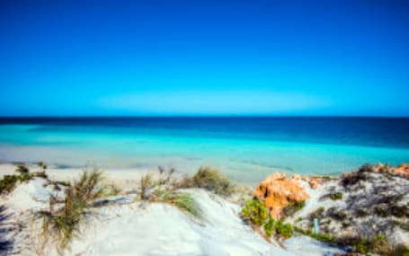 On the beach. RAC Ningaloo Reef Resort