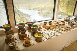 Free daily buffet breakfast