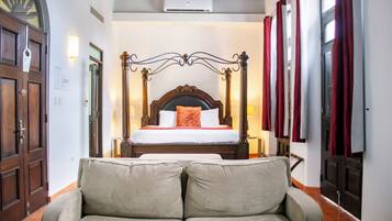 Premium bedding, down duvets, individually decorated