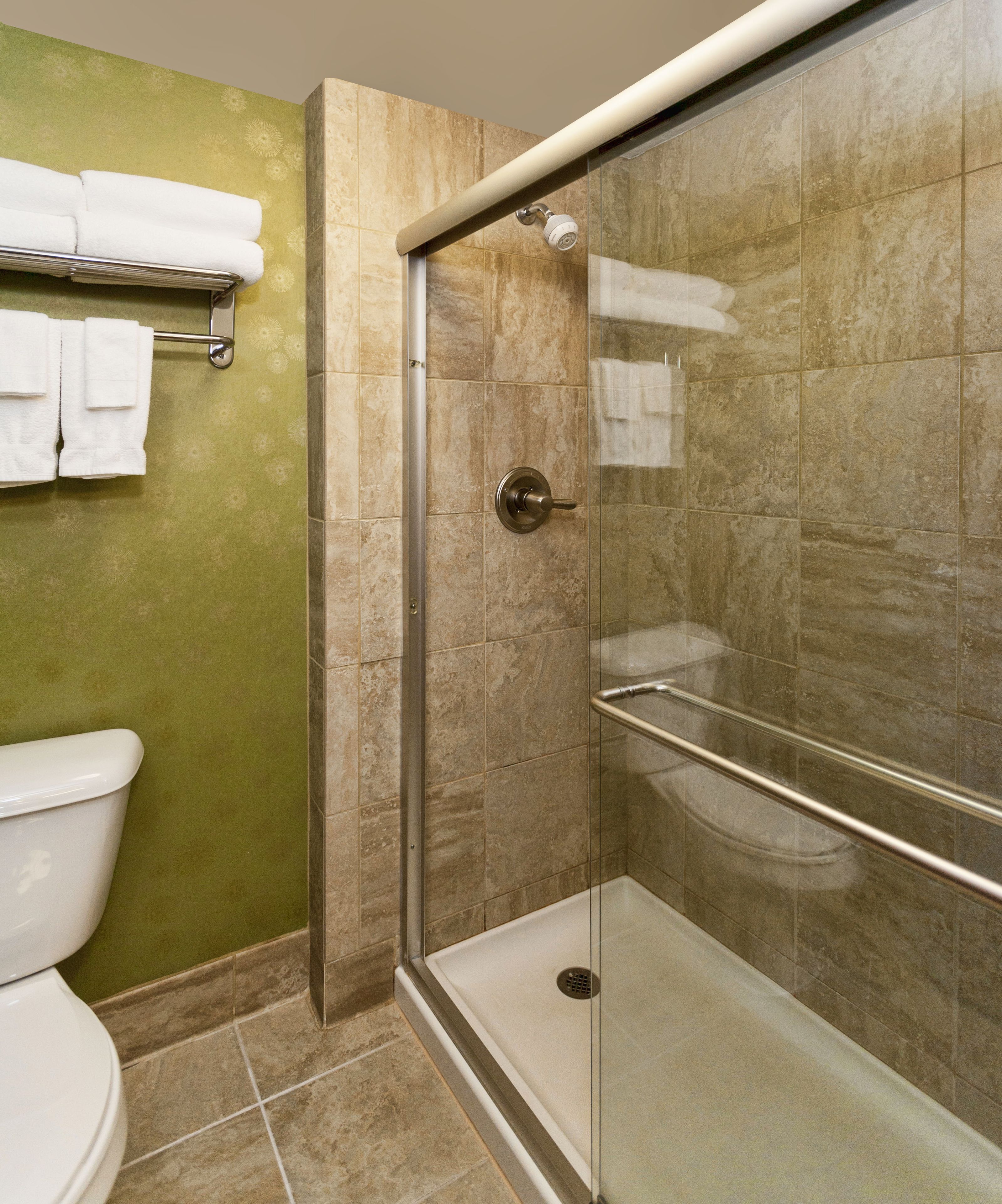 deluxe room, 1 king bed with sofa bed (city view) | bathroom | combined shower/bathtub, free toiletries, hair dryer, towels