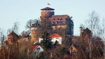 Front of property - evening/night