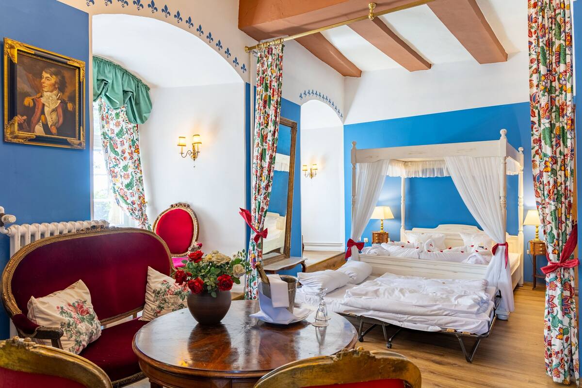 Suite | Meja kerja, tempat tidur bayi (biaya tambahan), dan Wi-Fi gratis