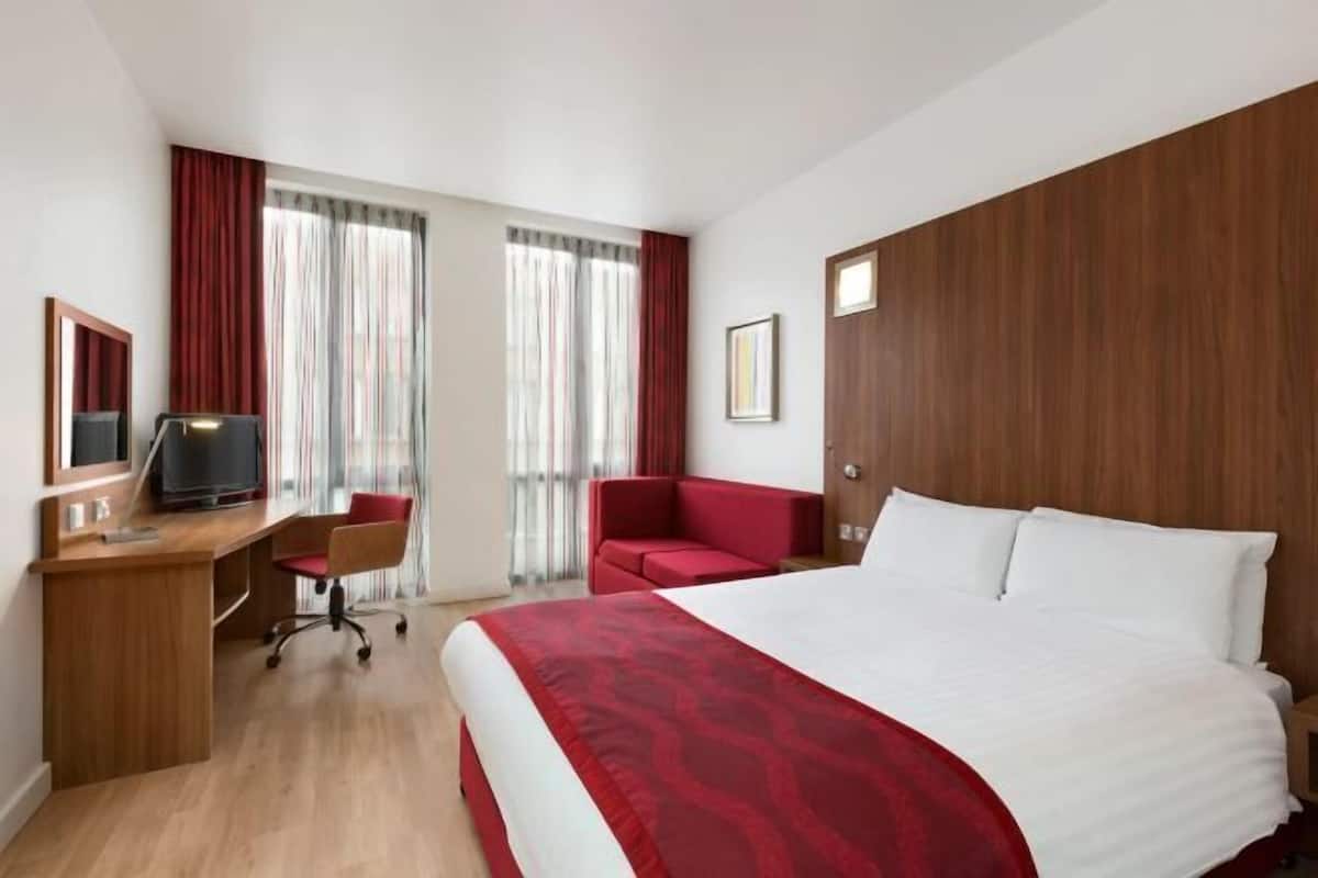 In-room safe, desk, blackout drapes, iron/ironing board