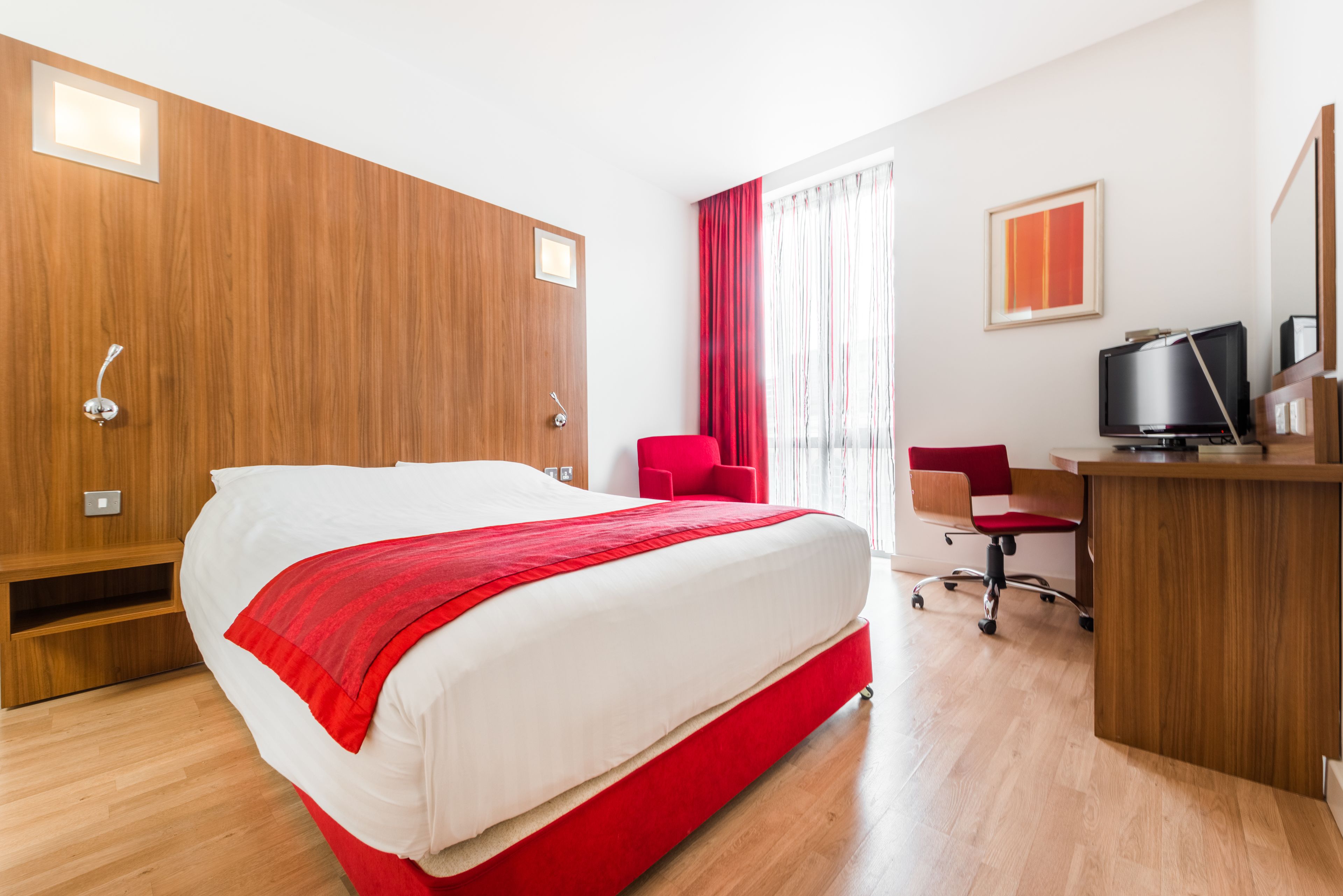 in-room safe, desk, blackout curtains, iron/ironing board