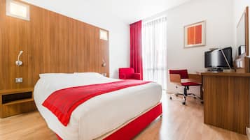 In-room safe, desk, blackout curtains, iron/ironing board