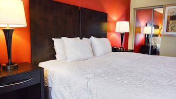 In-room safe, free WiFi, bed sheets, alarm clocks