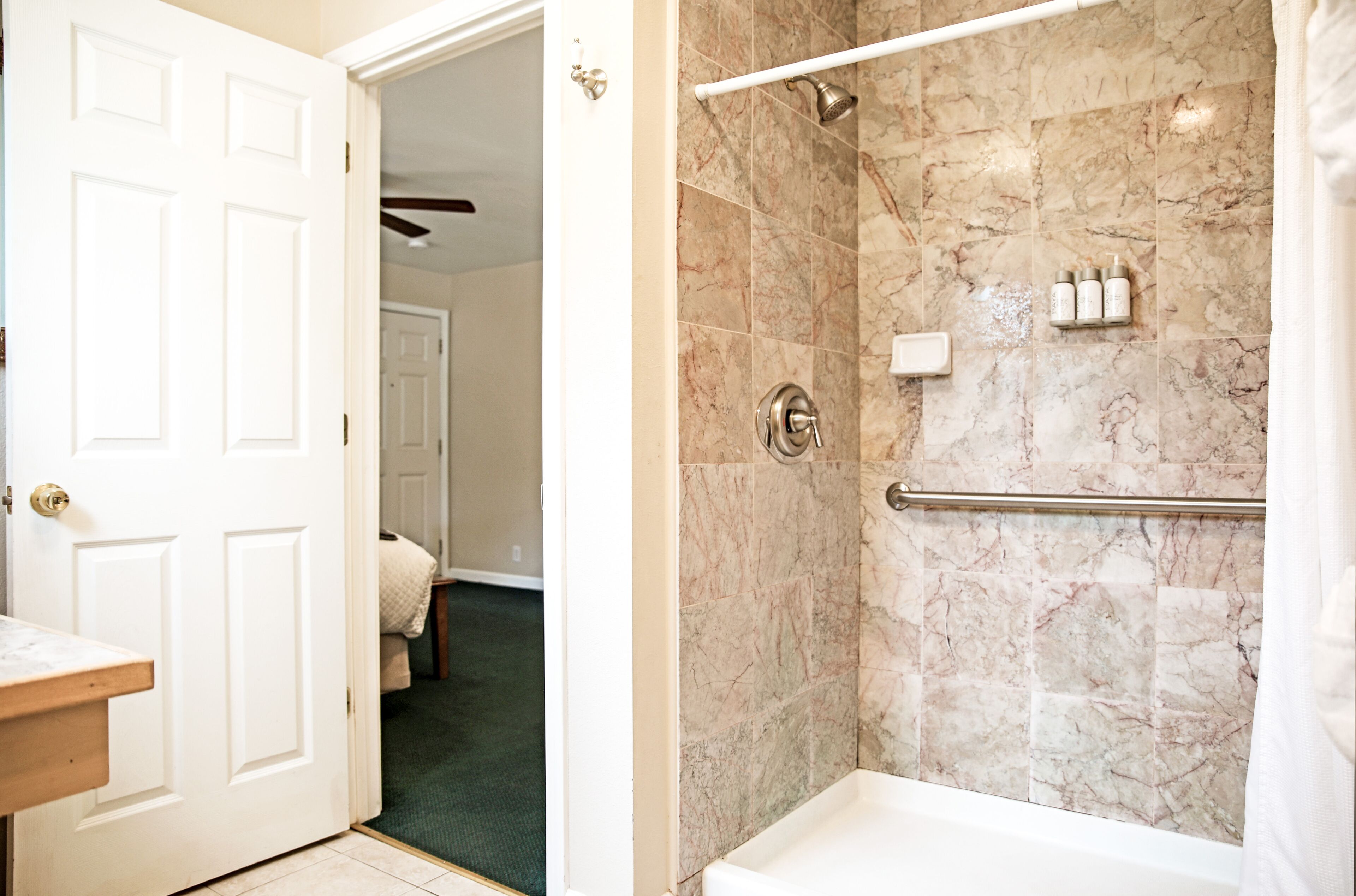 premium suite, 2 bedrooms, kitchenette | bathroom | eco-friendly toiletries, hair dryer, towels, soap