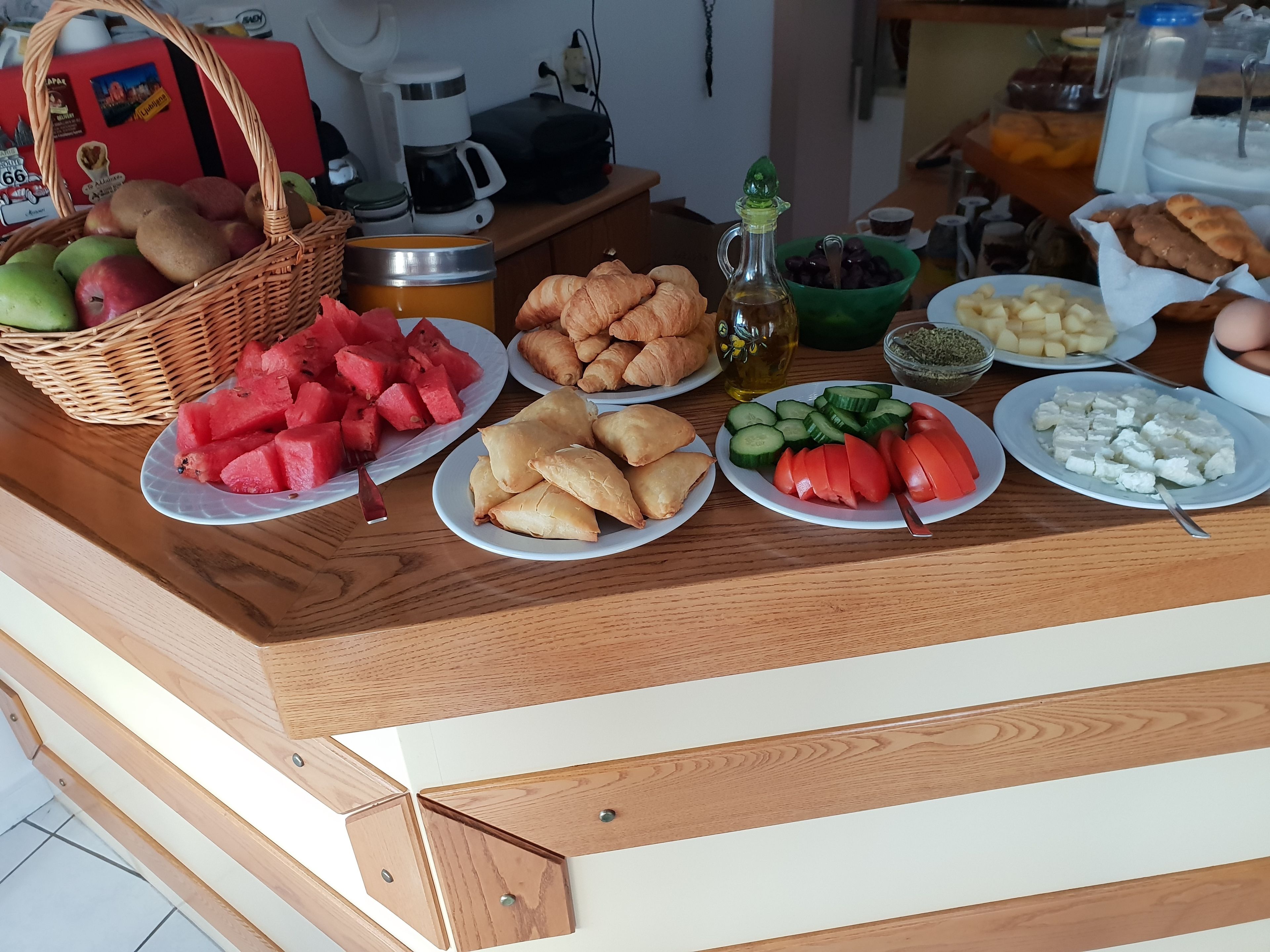 daily buffet breakfast (eur 10 per person)