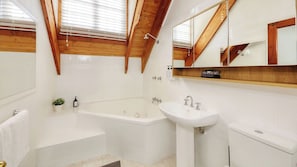 Free toiletries, hair dryer, towels