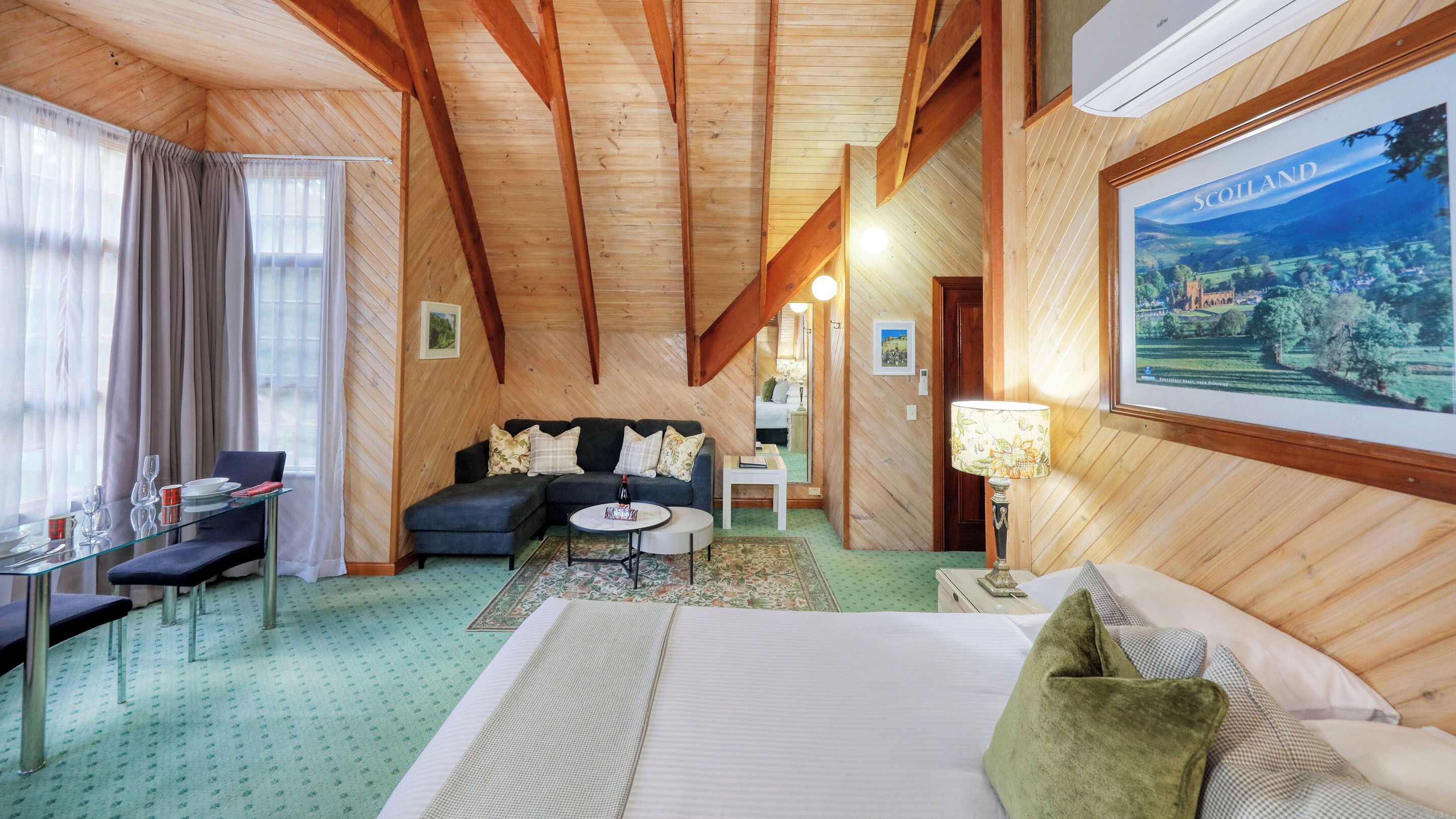 50-inch TV with digital channels, DVD player