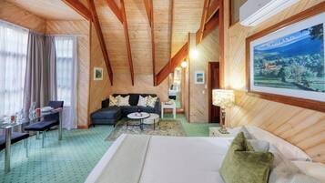 50-inch TV with digital channels, DVD player