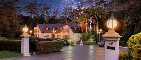 Overnatningsstedets facade