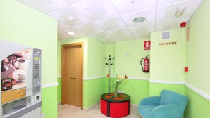 Sitteområde i lobbyen