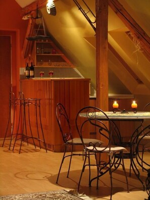 Restauration dans la chambre