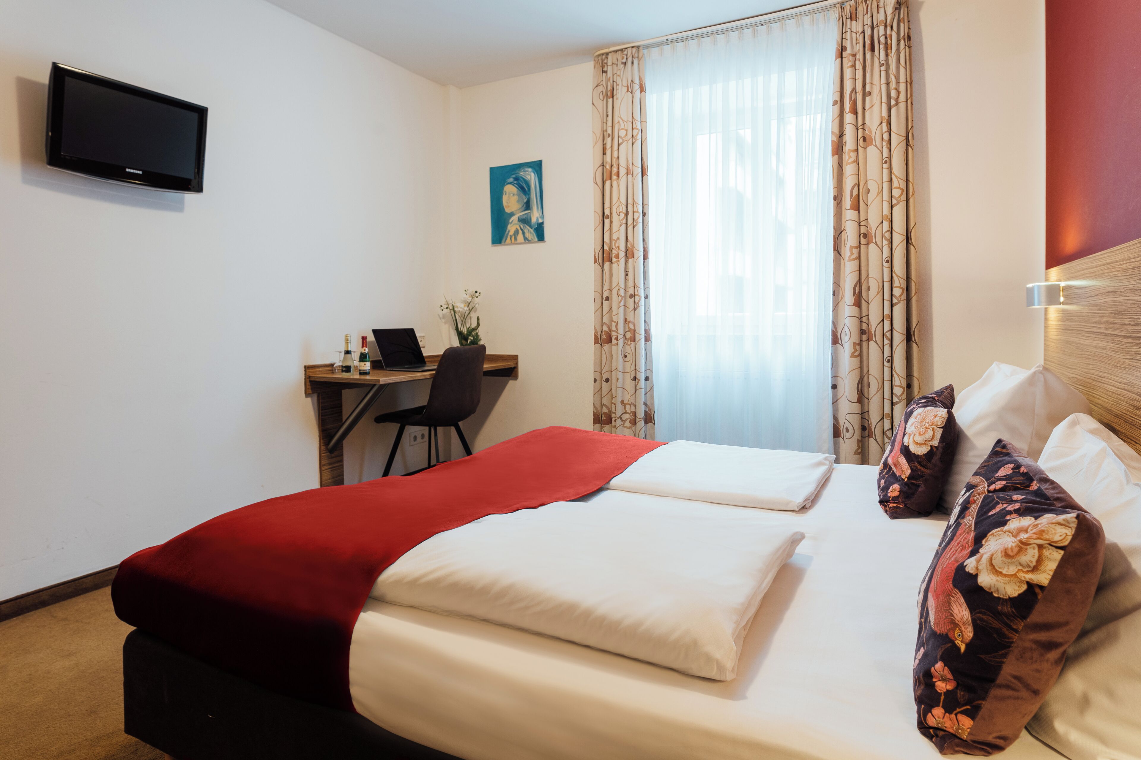 double or twin room | premium bedding, in-room safe, individually decorated