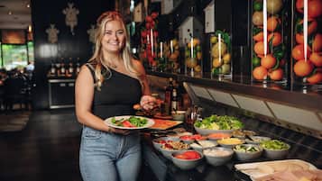 Breakfast, lunch, dinner served; French cuisine