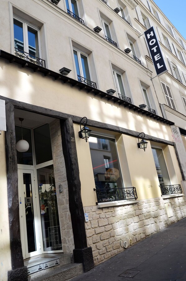 Façade de l’hébergement