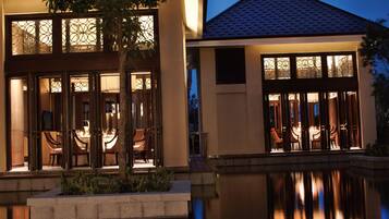 Front of property - evening/night